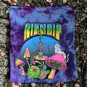Ripndip XL long sleeves purple tie dye